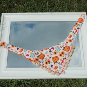 Pumpkin fall dog bandana